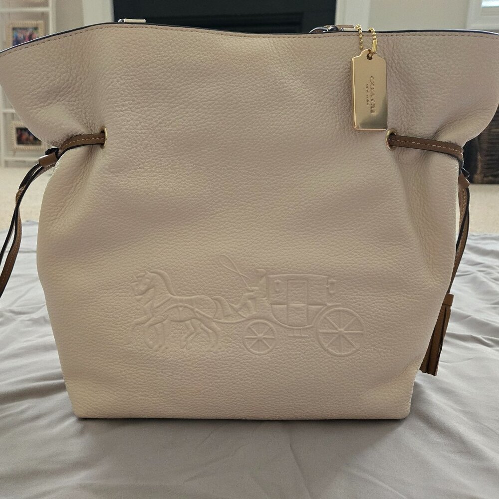 Coach Andy Tote With Horse And Carriage